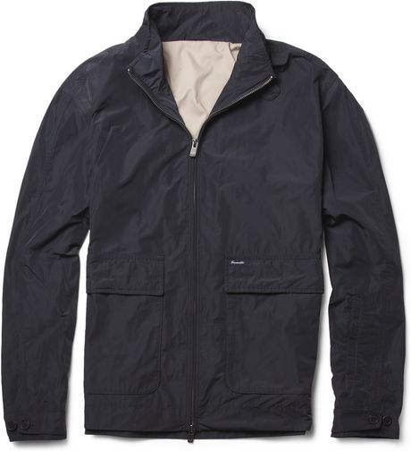 Faconnable Lightweight Packaway Travel Jacket in Blue for Men | Lyst