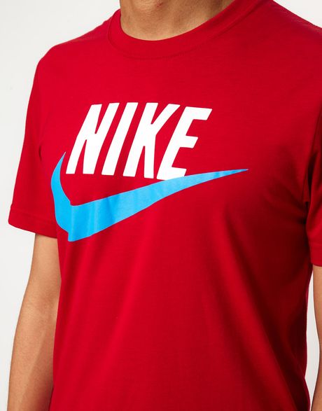 Nike Icon Tshirt in Red for Men | Lyst