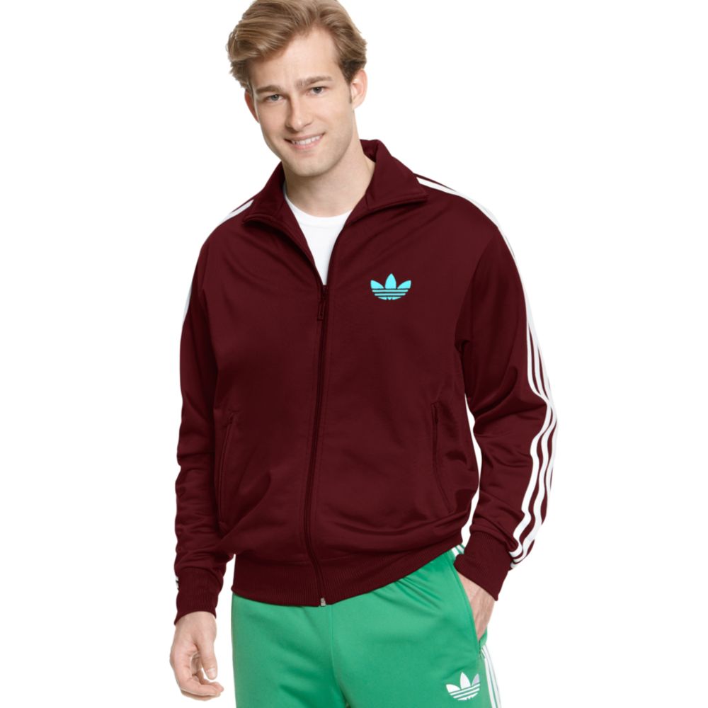 Adidas Adi Firebird Track Jacket in Purple for Men | Lyst