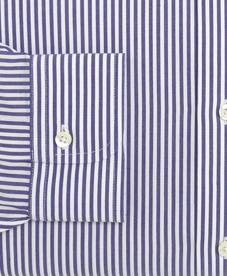 Brooks Brothers Non-Iron Regent Fit Bengal Stripe Dress Shirt in Blue ...