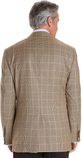 Brooks Brothers Madison Fit Houndstooth with Deco Sport Coat in Beige ...