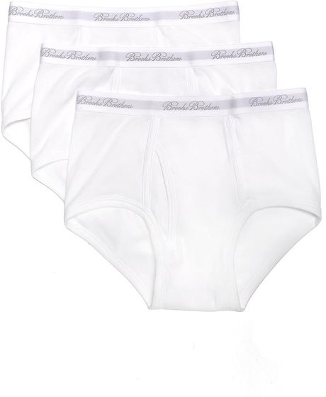 Brooks Brothers Supima® Cotton Brief - Three Pack in White for Men | Lyst