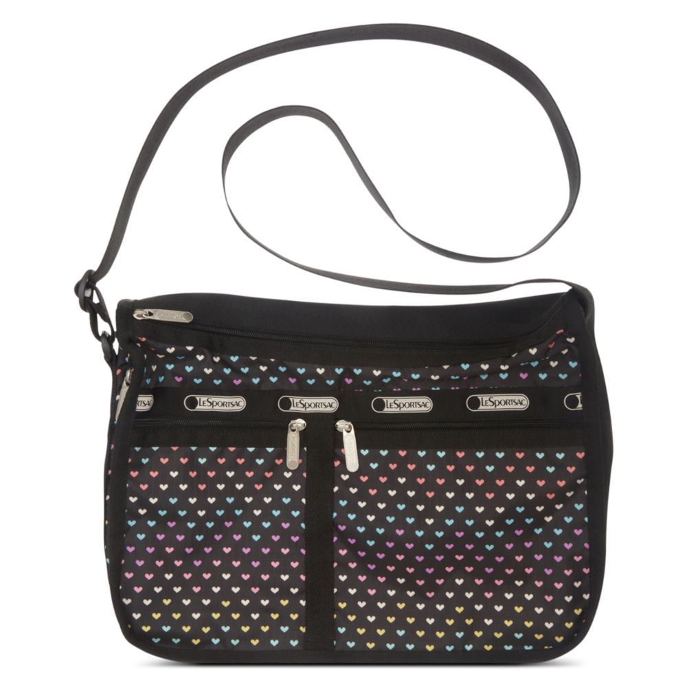 Lesportsac Deluxe Everyday Bag in Black (heartbeat) | Lyst