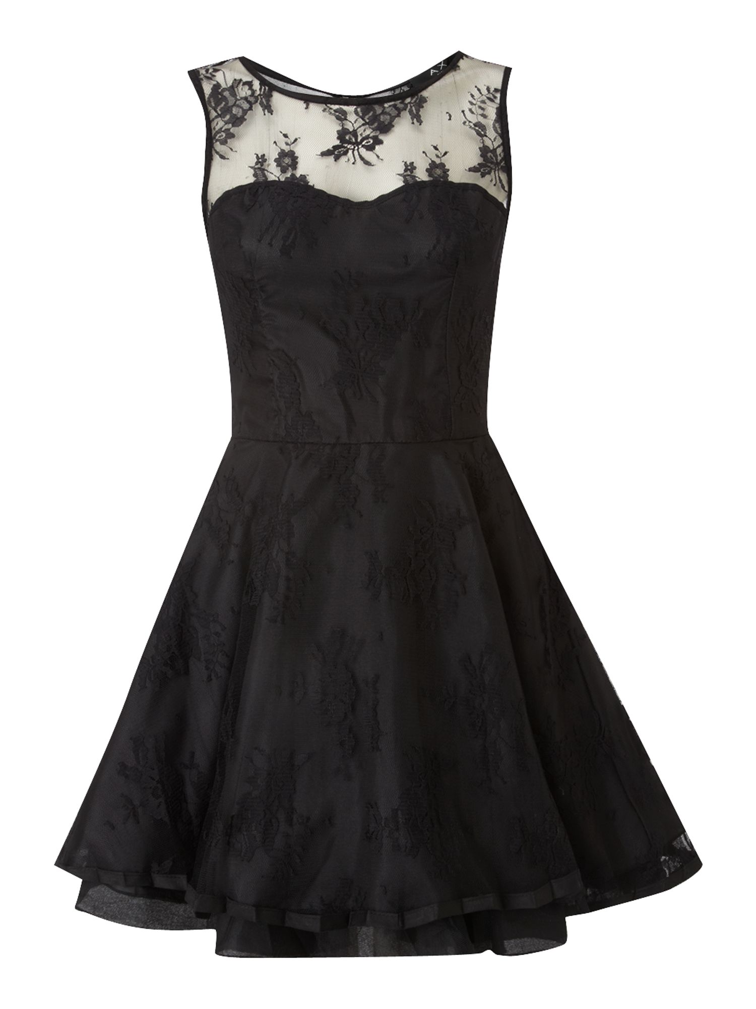 ax paris black lace dress