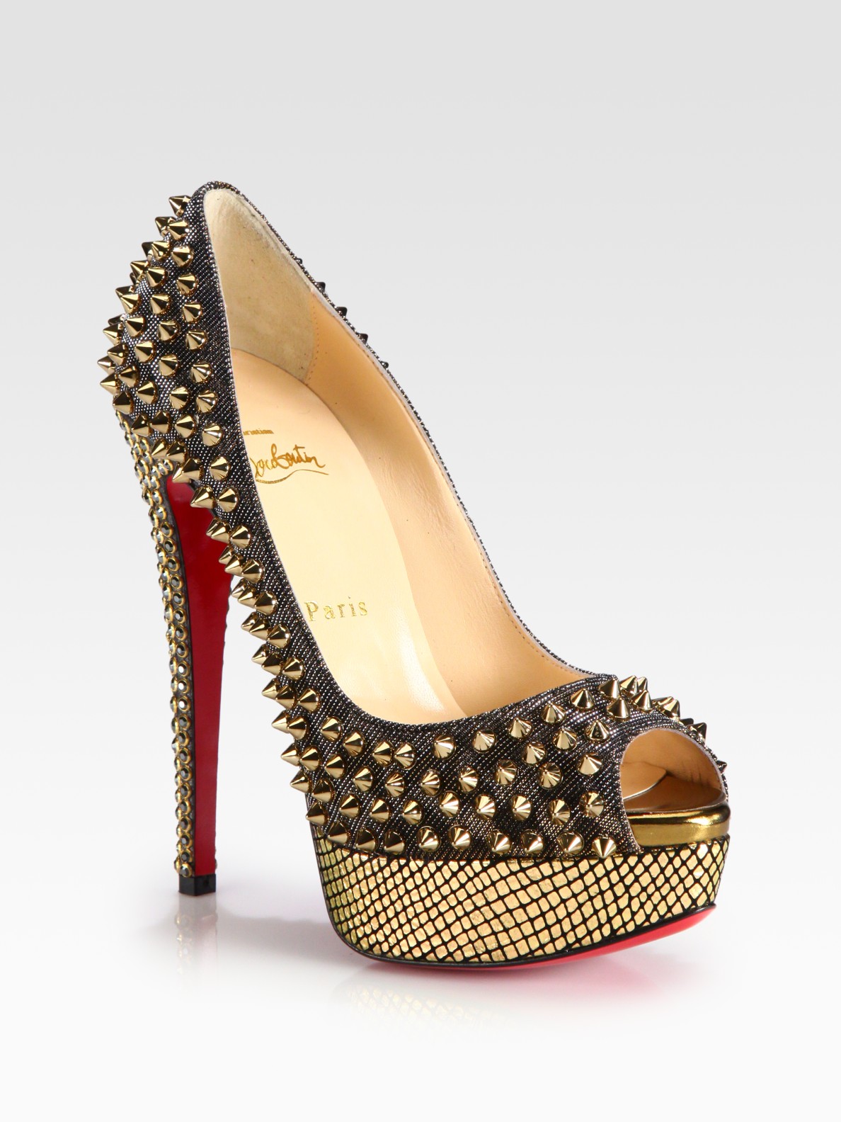 louboutin heels crystals