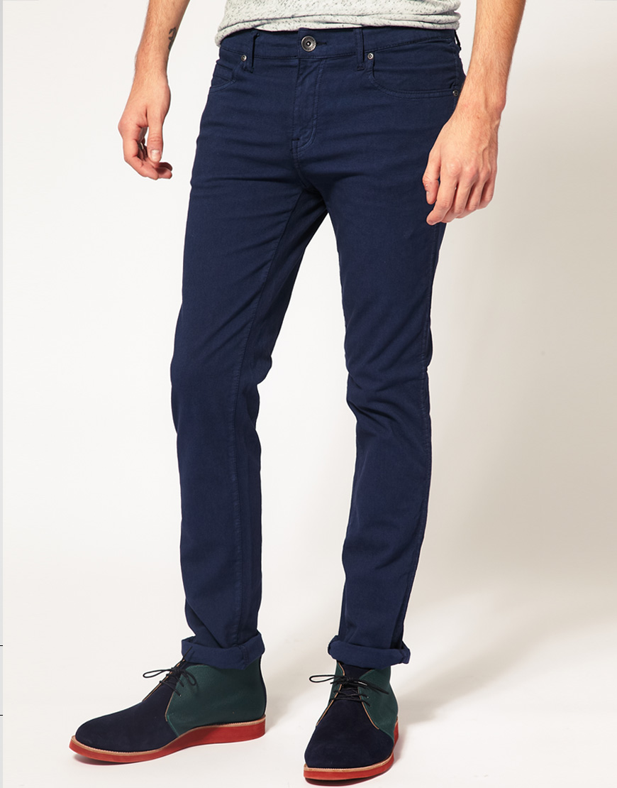 Dr. Denim Snap Skinny Jeans in Blue for Men (navy) | Lyst