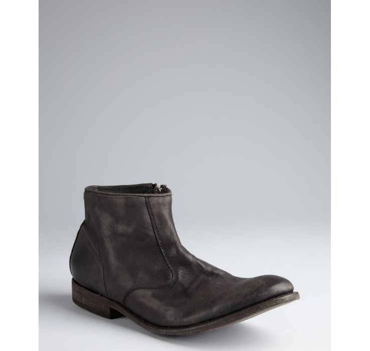 mens distressed ankle boots