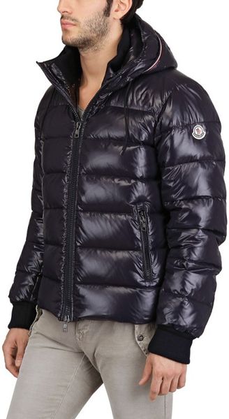 Moncler Aubert Nylon Laque Quilted Down Jacket in Blue for Men ...