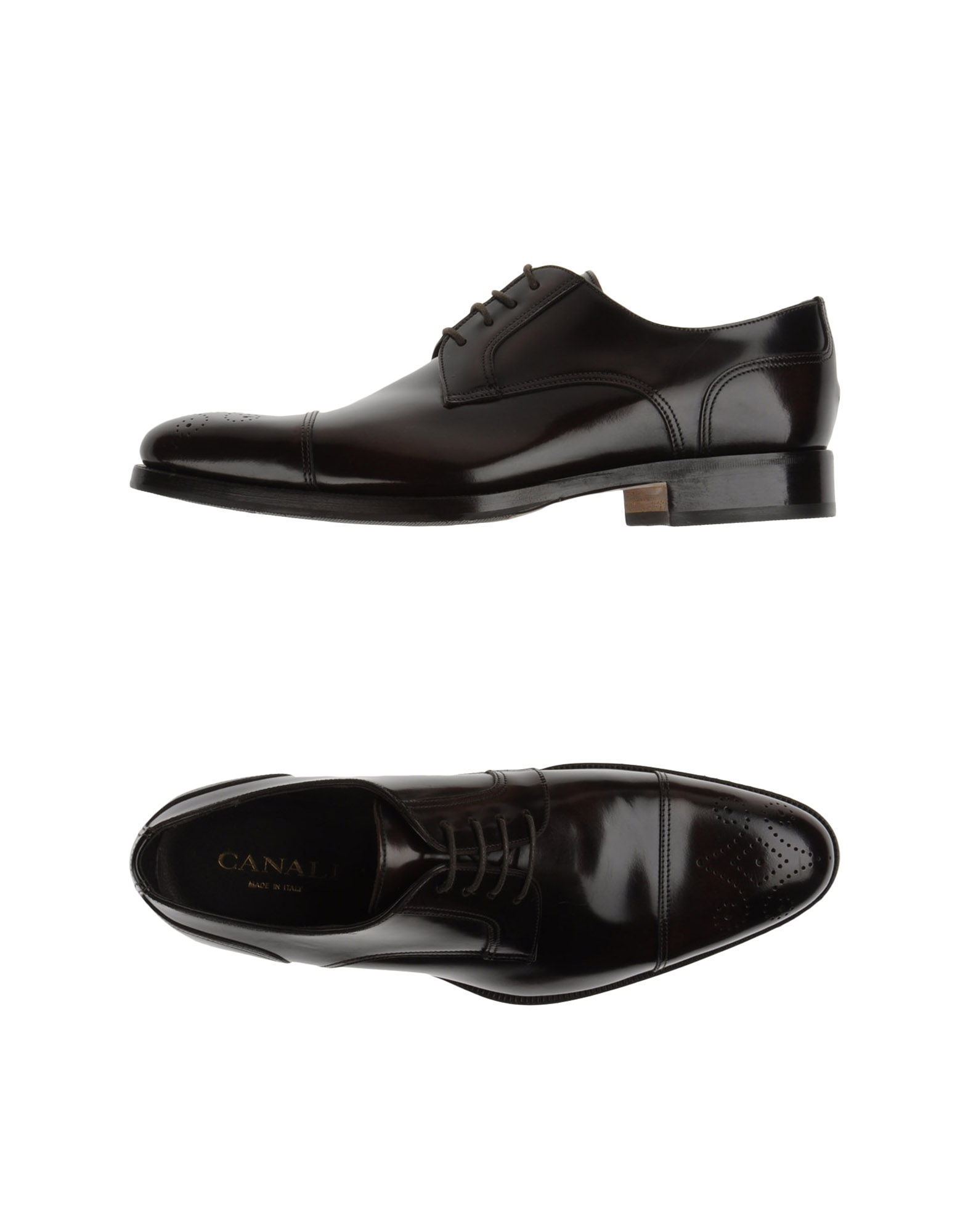 Canali Laced Shoes in Brown for Men (cocoa) | Lyst