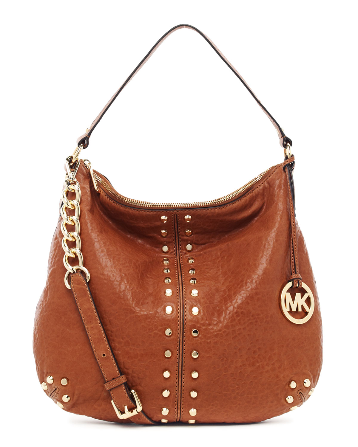 Lyst Michael Kors Uptown Astor Large Shoulder Bag In Brown Gallery