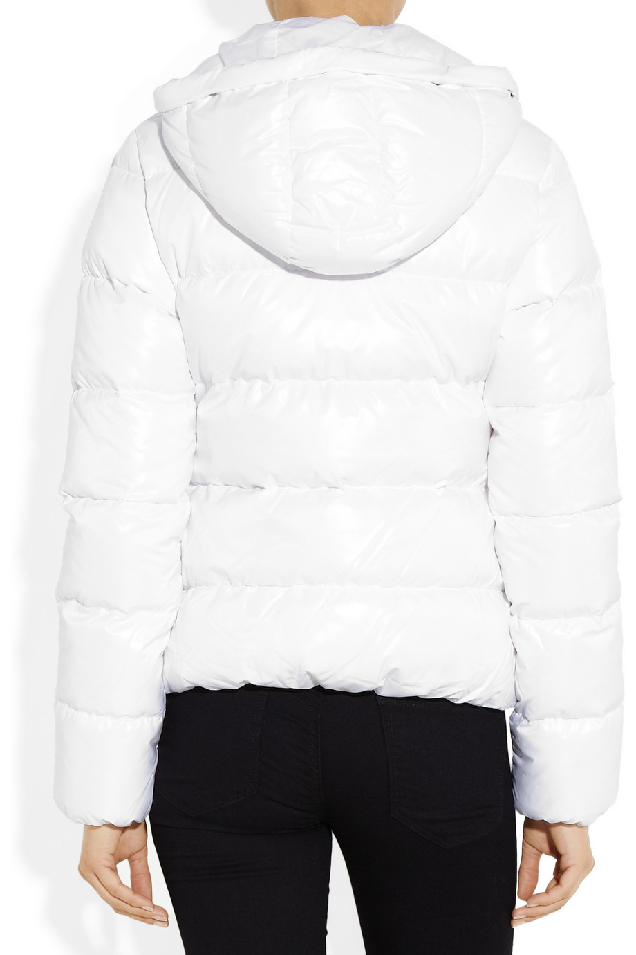 Lyst - Duvetica Hooded Padded Jacket in White