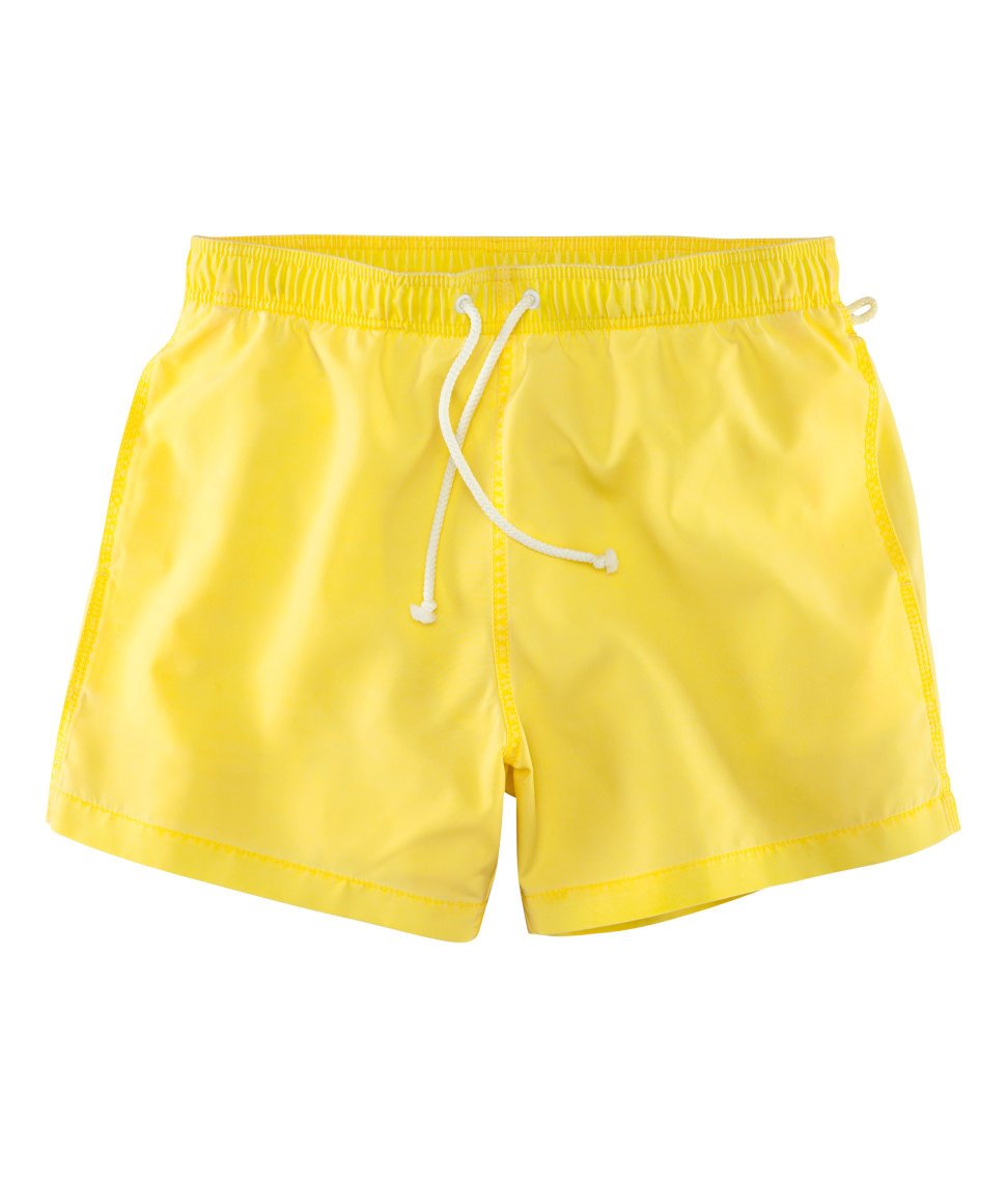 Lyst - H&M Swim Shorts in Yellow for Men