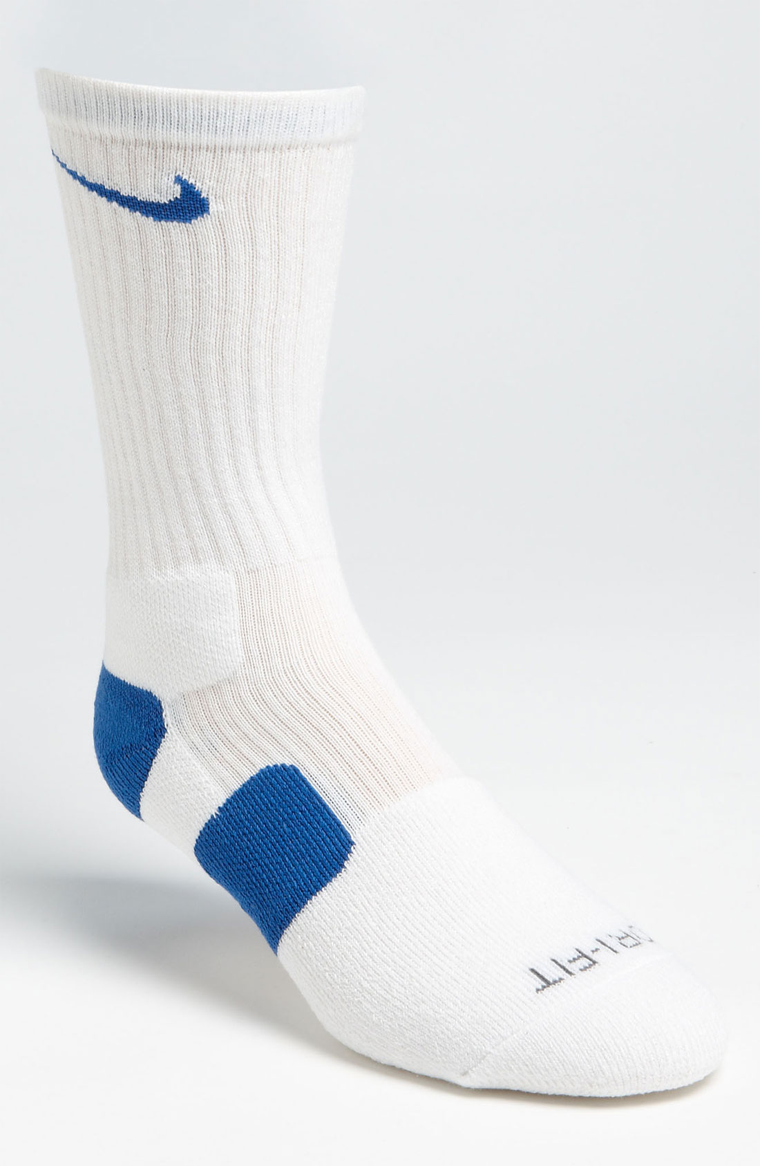 Nike Elite Basketball Crew Socks in White for Men (white/ game royal ...