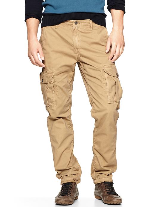 Gap Denimwashed Cargo Pants Slim Fit in Brown for Men (celestial taupe ...