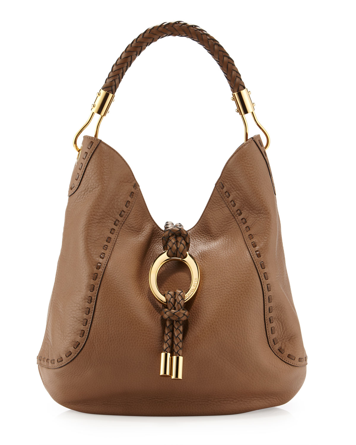 Lyst - Michael Kors Skorpios Hobo in Brown