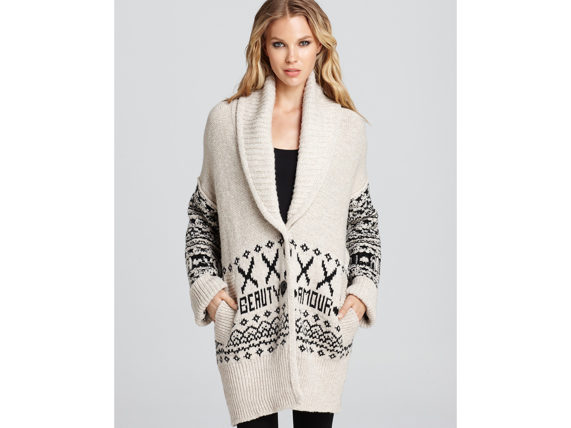 Lyst Sonia Rykiel Sonia Rykiel Sweater Fair Isle In Natural 