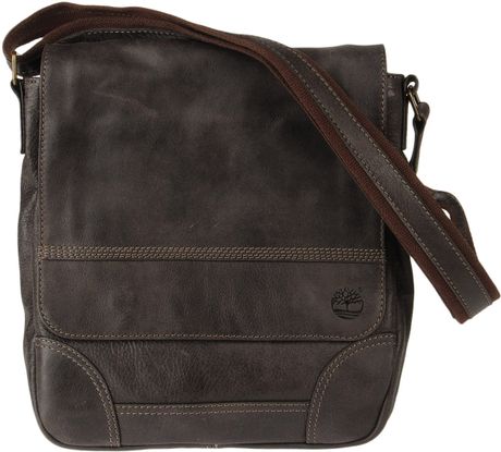 Timberland Medium Leather Bag in Gray (steel) | Lyst