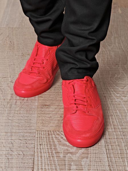 Balenciaga All Red Low Trainers in Red for Men | Lyst