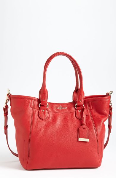 Cole Haan Linley Small Tote in Red (tango red) | Lyst