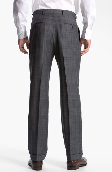 Hart Schaffner Marx Plaid Suit in Gray for Men (grey plaid) | Lyst