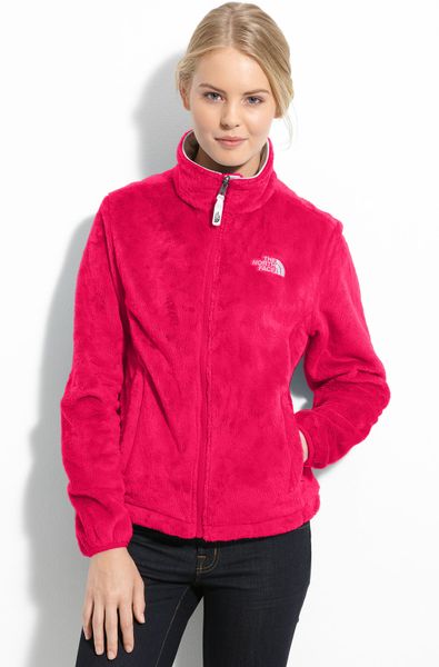The North Face Osito Fleece Jacket in Pink (barberry pink) | Lyst