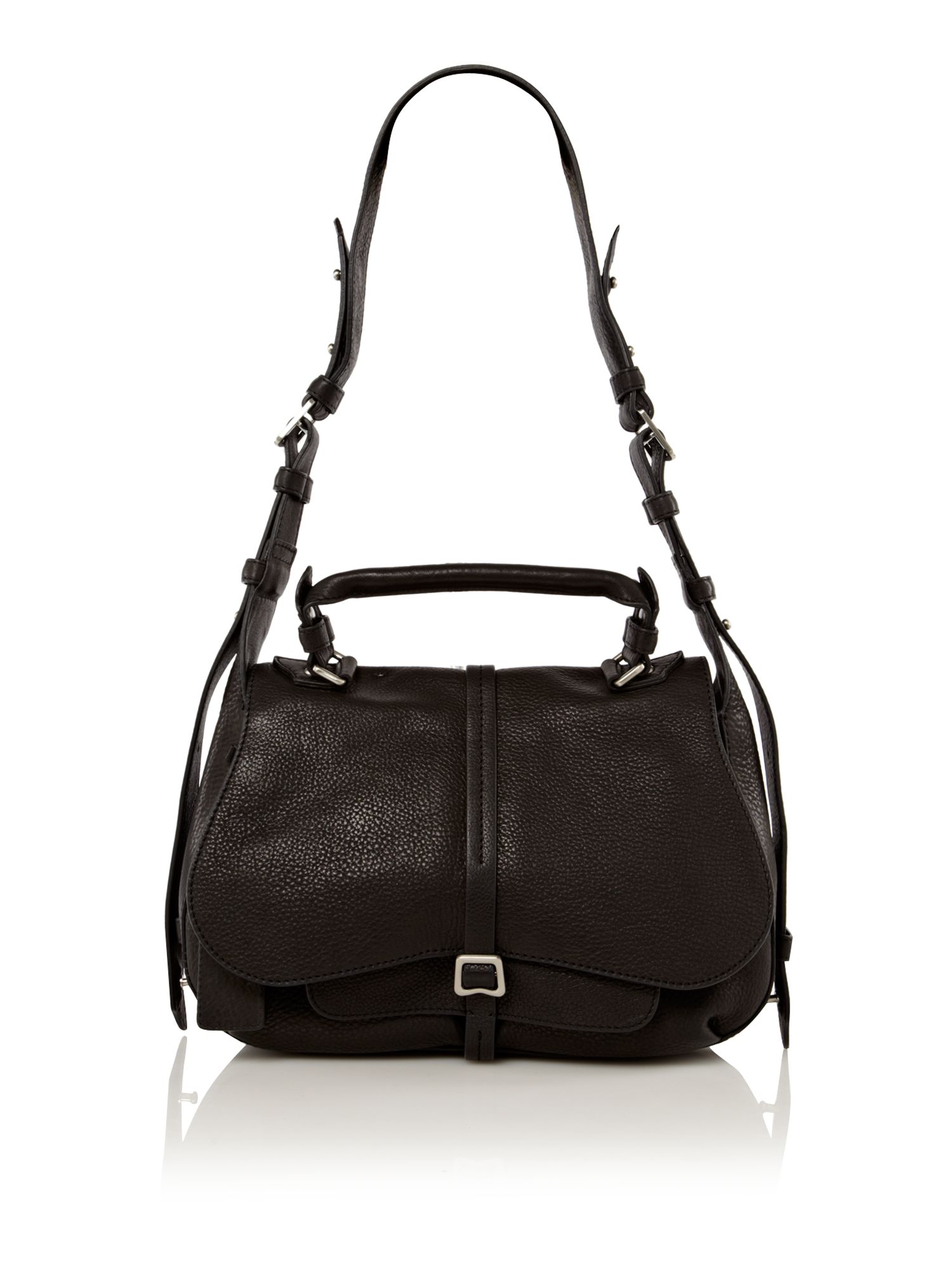 Radley Grosvenor Medium Flapover Shoulder Bag in Black Lyst