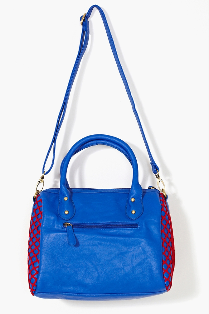 Nasty gal Mesh Tote Bag in Blue Lyst