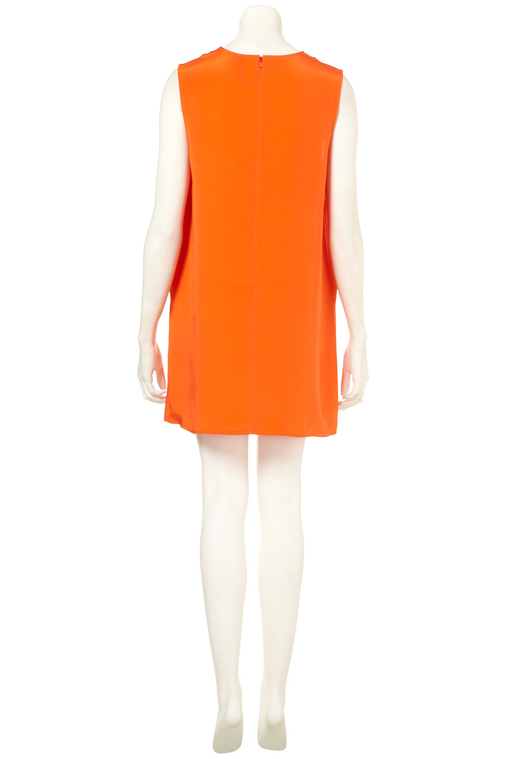 topshop orange dress