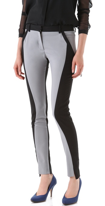 two tone pants womens