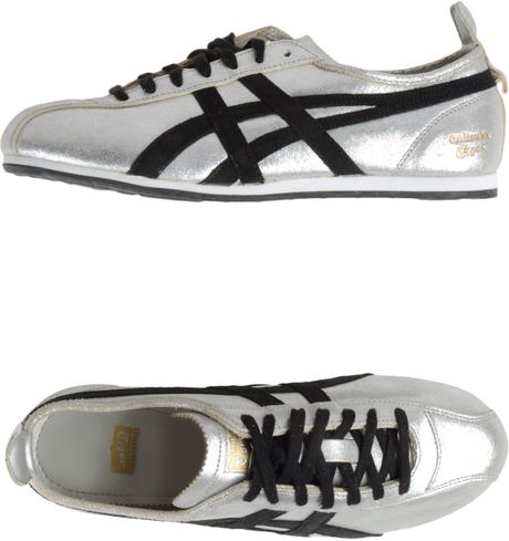 Onitsuka Tiger Trainers in Silver for Men | Lyst