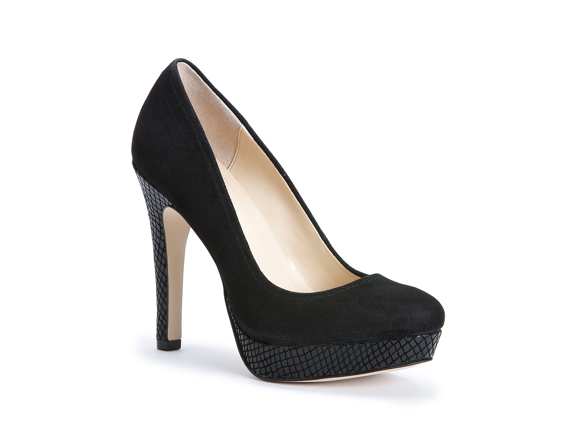Calvin Klein Platform Pumps Kendall High Heel in Black | Lyst