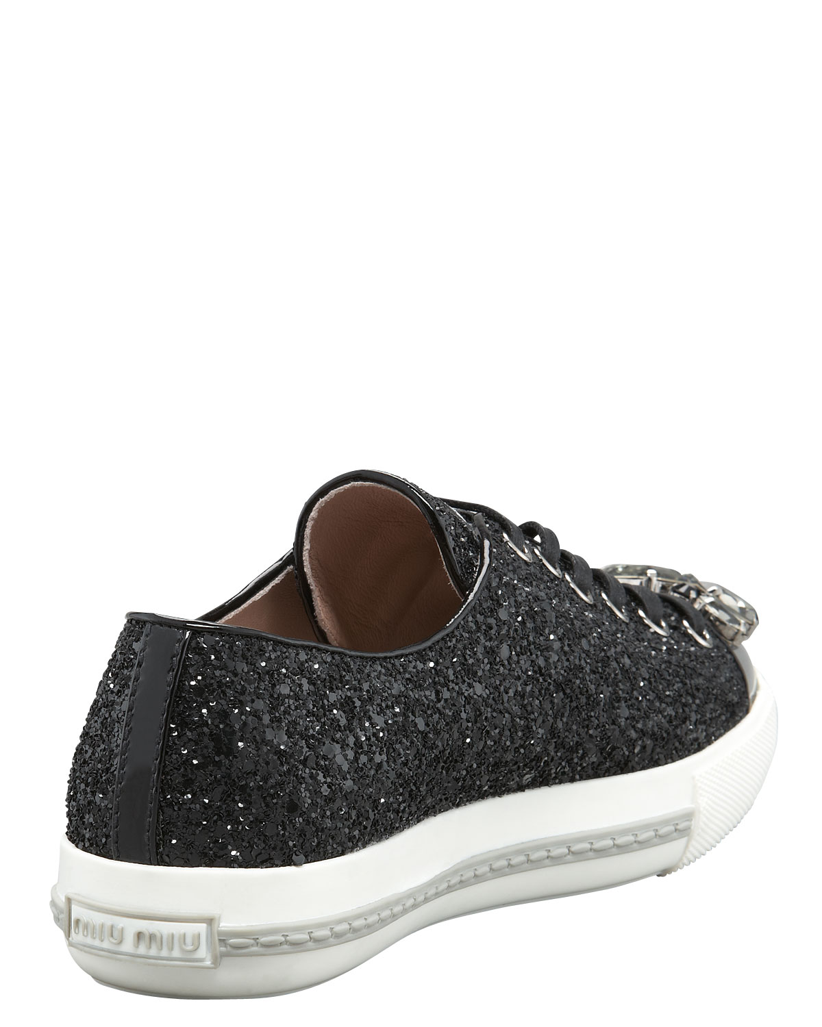 miu miu shoes glitter