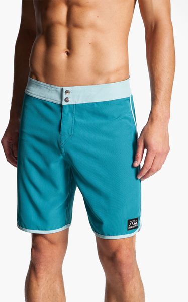 Quiksilver Scallop Board Shorts in Blue for Men (pacific blue) | Lyst