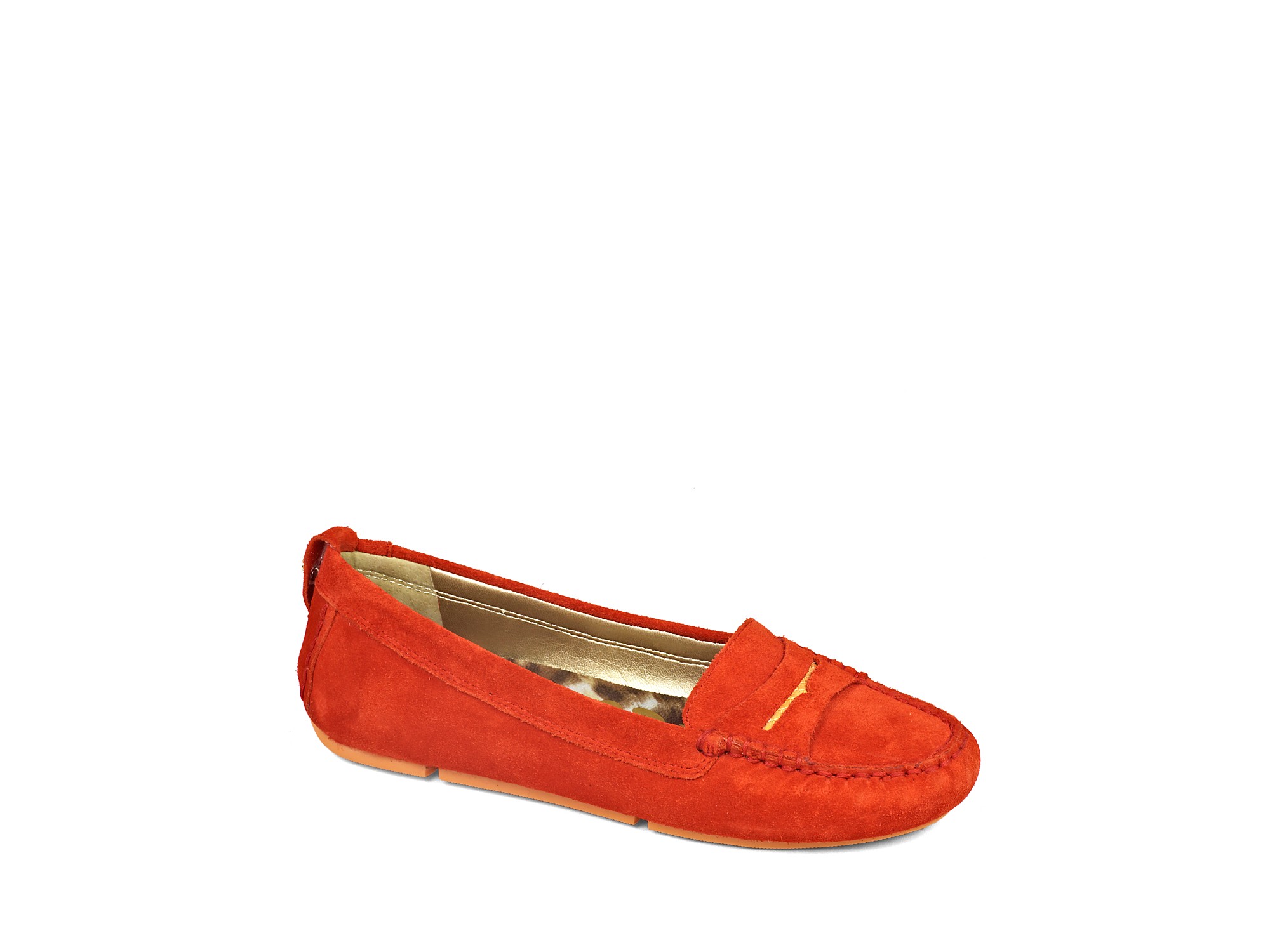 Sam Edelman Driving Moc Loafers Jones in Orange (poppy mandarian) | Lyst