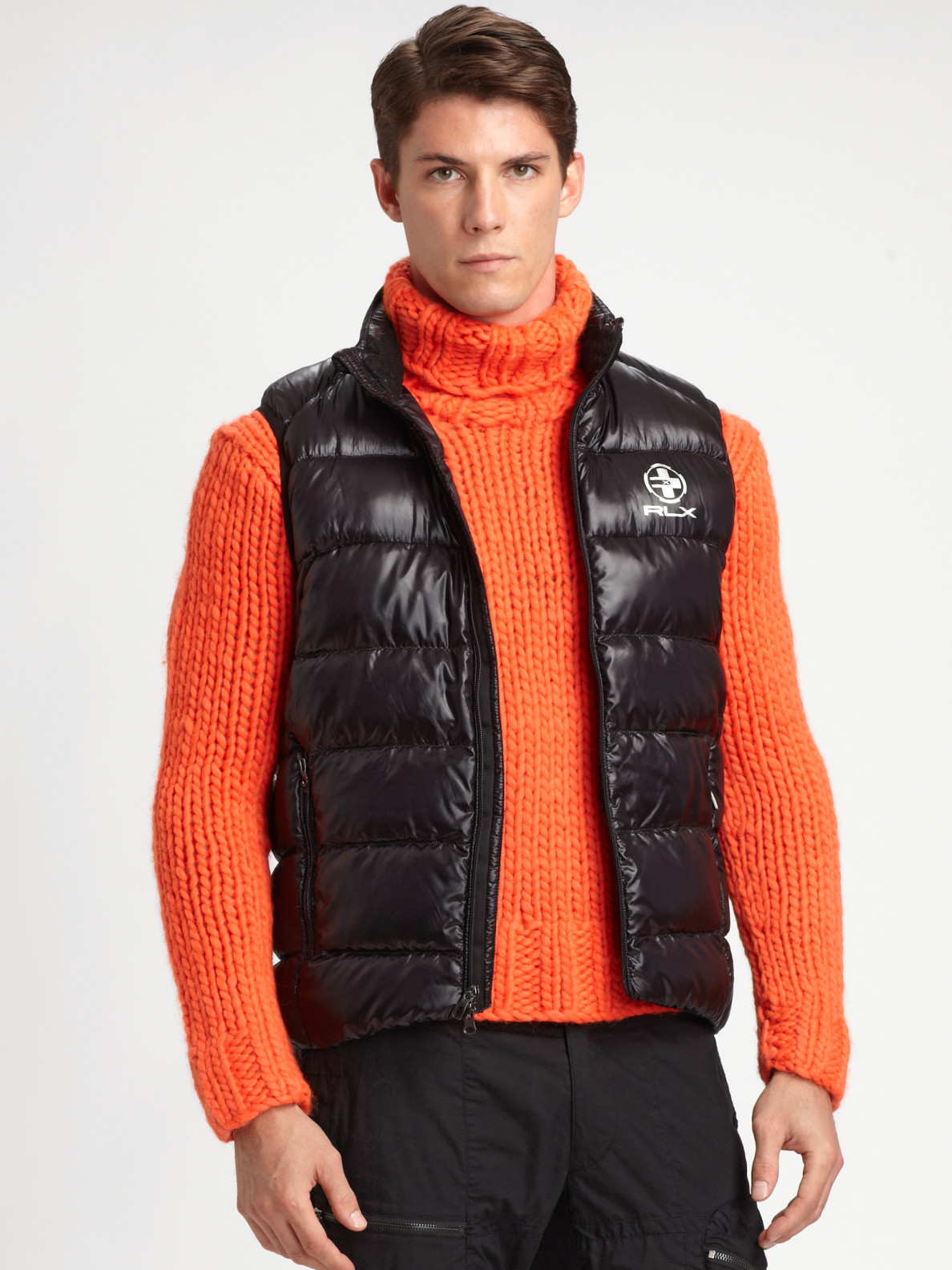 Lyst Rlx Ralph Lauren Ac Ocean Down Vest in Black for Men