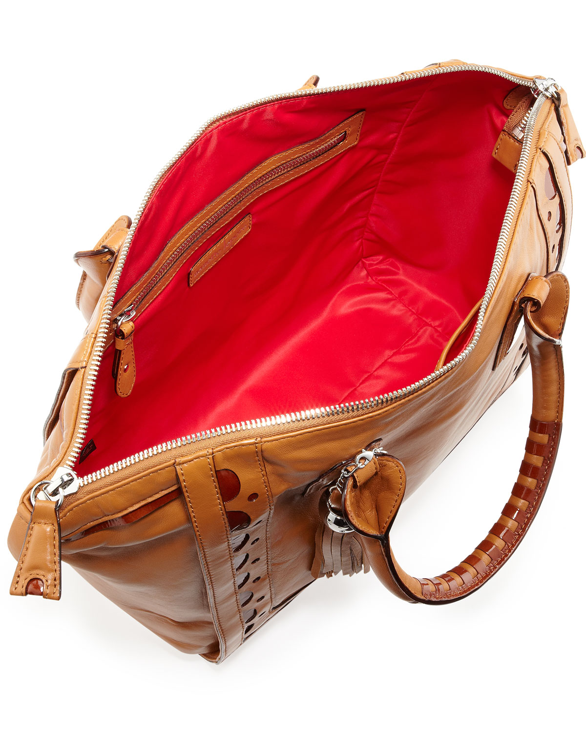 denim leather handbags