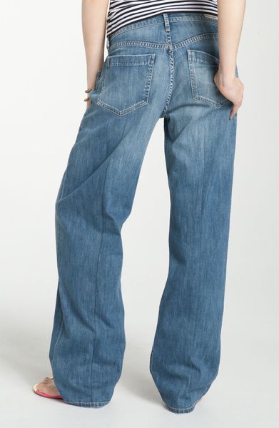 Citizens Of Humanity Fusion Slouchy Wide Leg Jeans in Blue (bandit) | Lyst