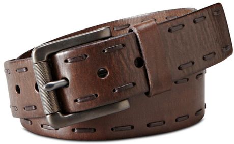 Fossil Jed Casual Belt in Brown for Men | Lyst