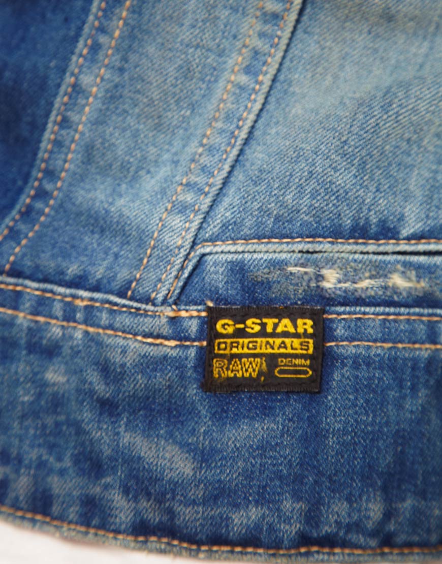 G-star raw Gstar Denim Jacket in Blue | Lyst