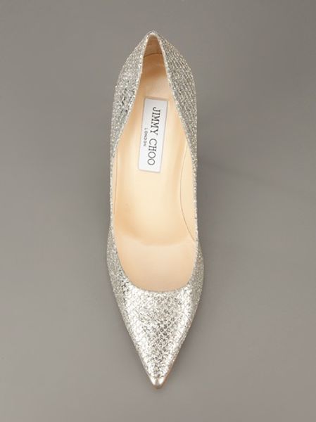 Jimmy Choo Abel Pump in Silver | Lyst