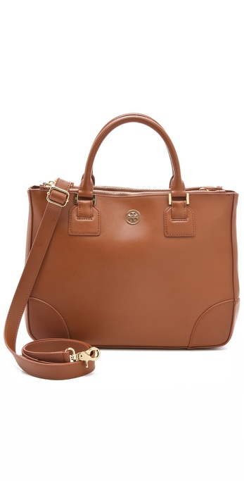 tory burch robinson large zip tote