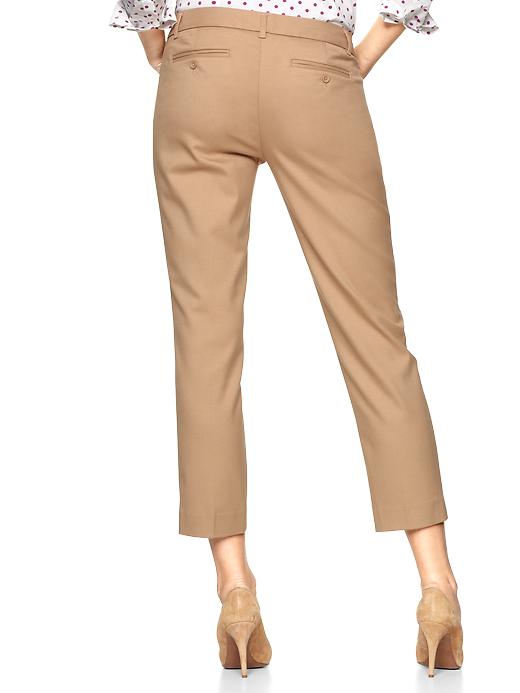 Gap Slim Cropped Pants in Brown (natural camel)