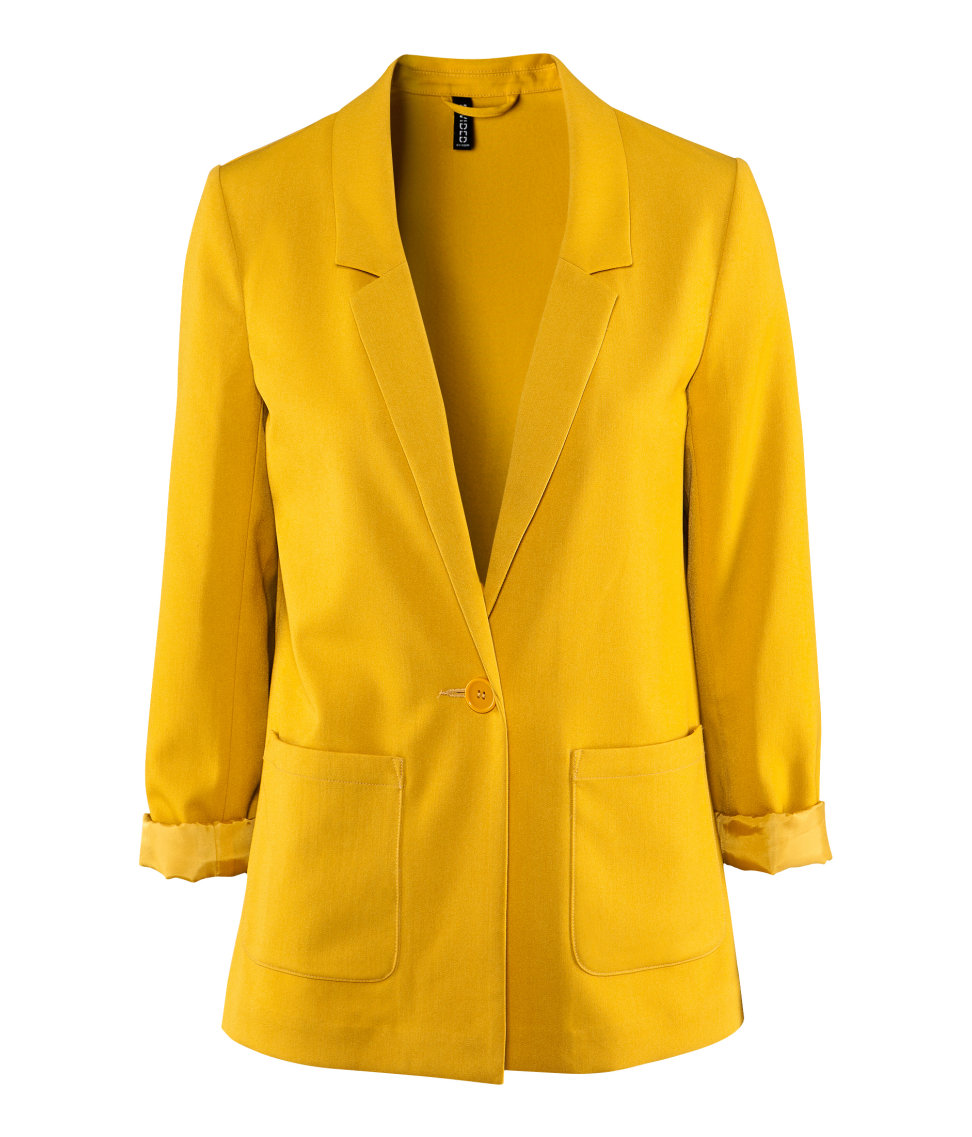 H&m Jacket in Yellow | Lyst