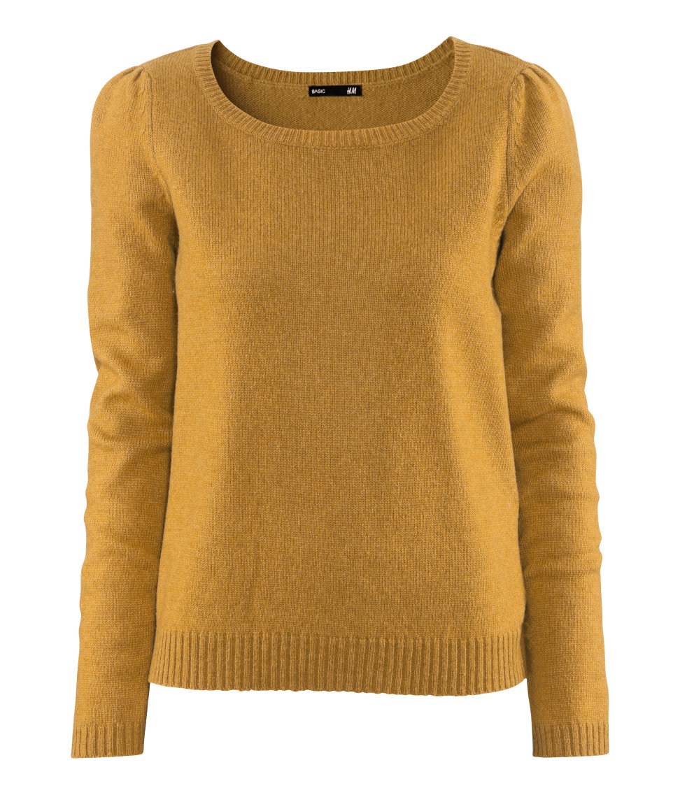 H&m Jumper in Brown (mustard) | Lyst