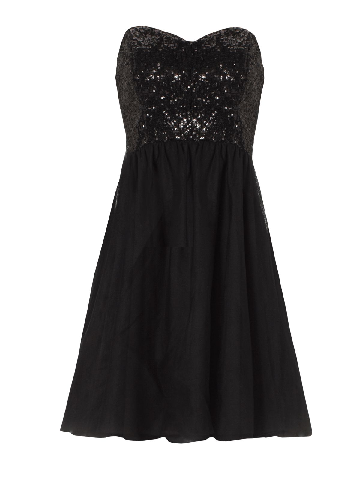 Jane Norman Sequin Prom Dress in Black | Lyst