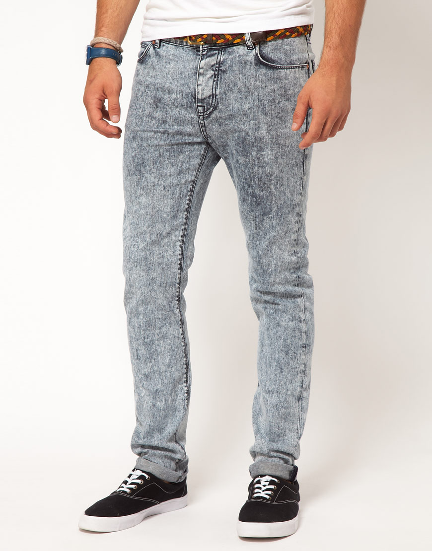 boys acid wash jeans