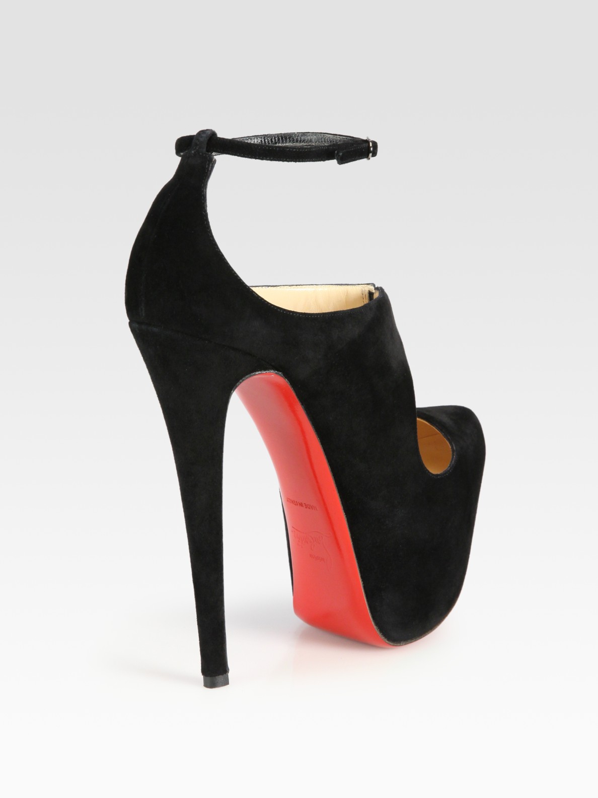 christian louboutin suede mary jane