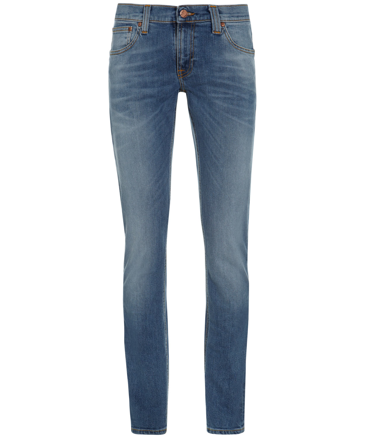 Nudie Jeans Faded Blue Tight Long Skinny John Jeans in Blue | Lyst