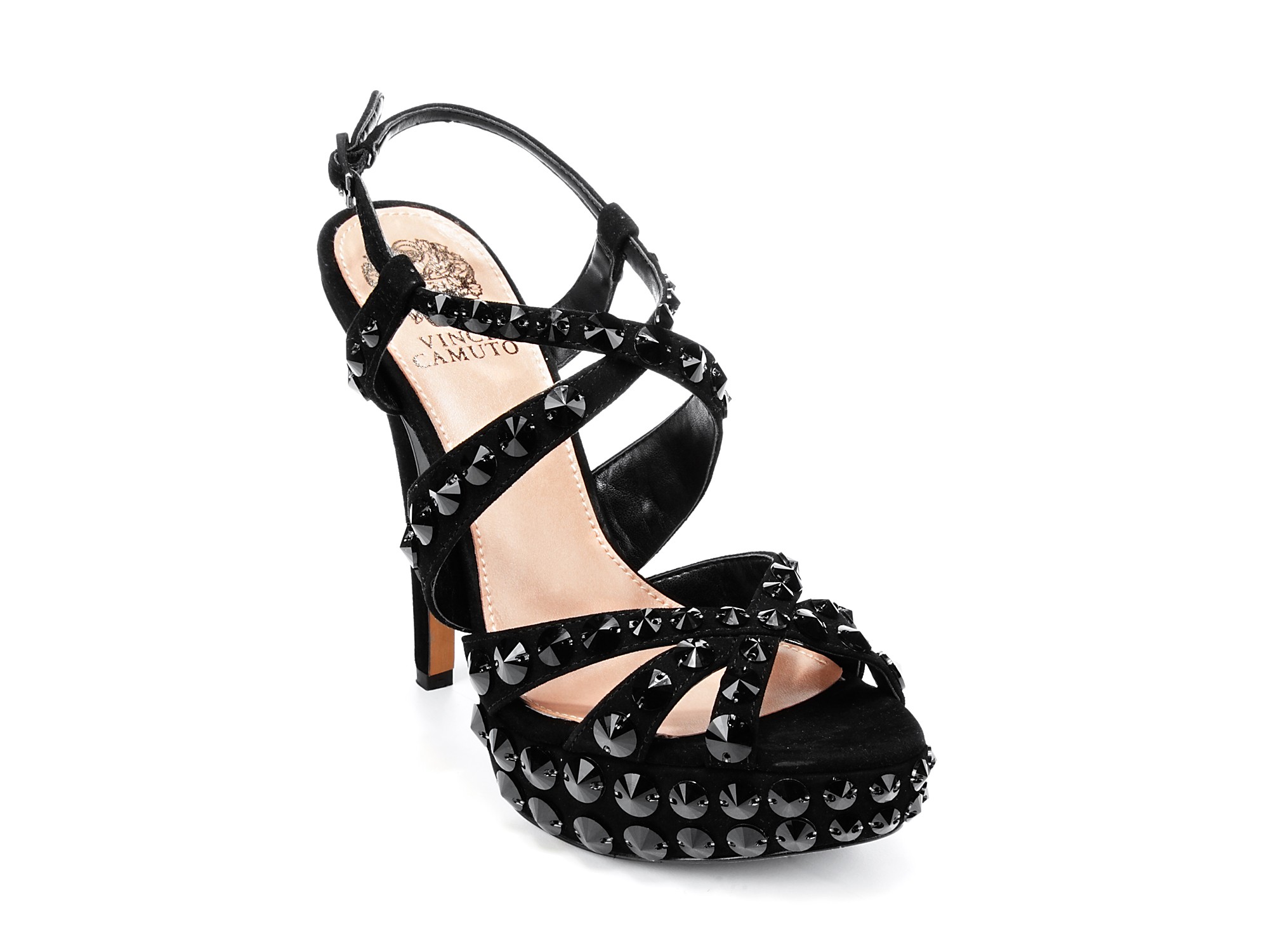 Lyst - Vince Camuto Strappy Evening Sandals Magel High Heel in Black