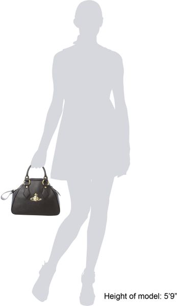 Vivienne Westwood Divina Dome Across Body Bag in Black | Lyst